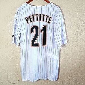 Houston Astros Andy Pettitte White Jersey.